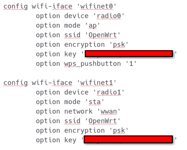 wifi passwords